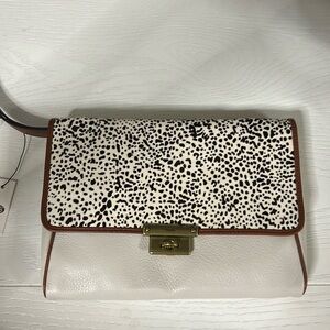 Fossil leather Clutch/wristlet